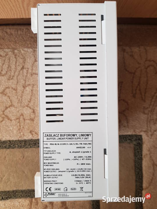 Zasilacz buforowy liniowy Pulsar AWZ 230 Nowy Warszawa