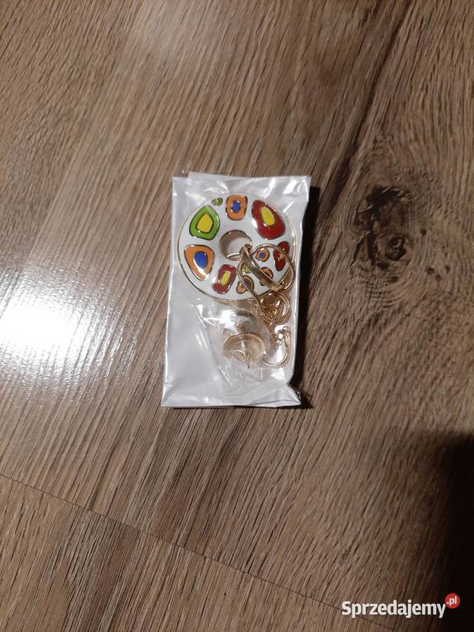 Komplet emaliowanej biżuterii Zawiercie sprzedam