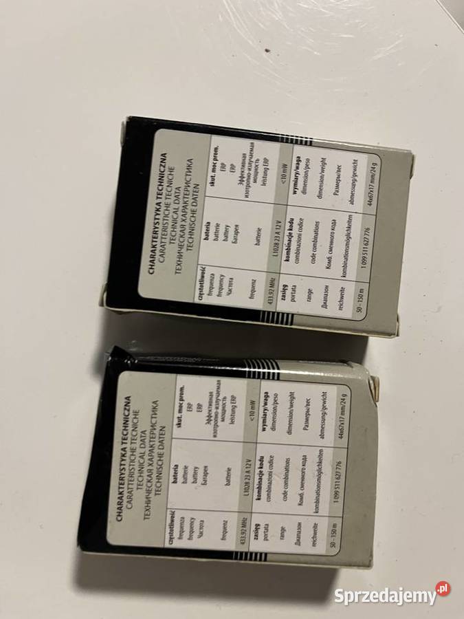 2x Pilot z kodem SPACE SP2SSP4S Części i akcesoria Kraków