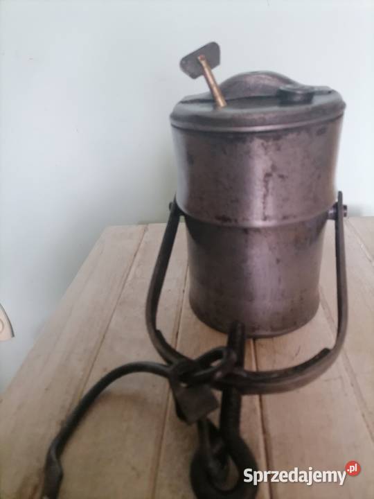 Stara lampa karbidowa Lampy Kraków