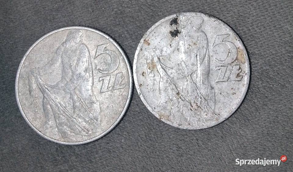 Sprzedam monety PRL 5 1958 i 1974 Kobierzyce