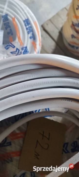 Kabel instalacyjny YDY 5x6mm2 biały 450750V Żyrardów