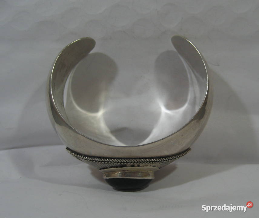 Srebrna Branzoleta z Onyxem Warszawa