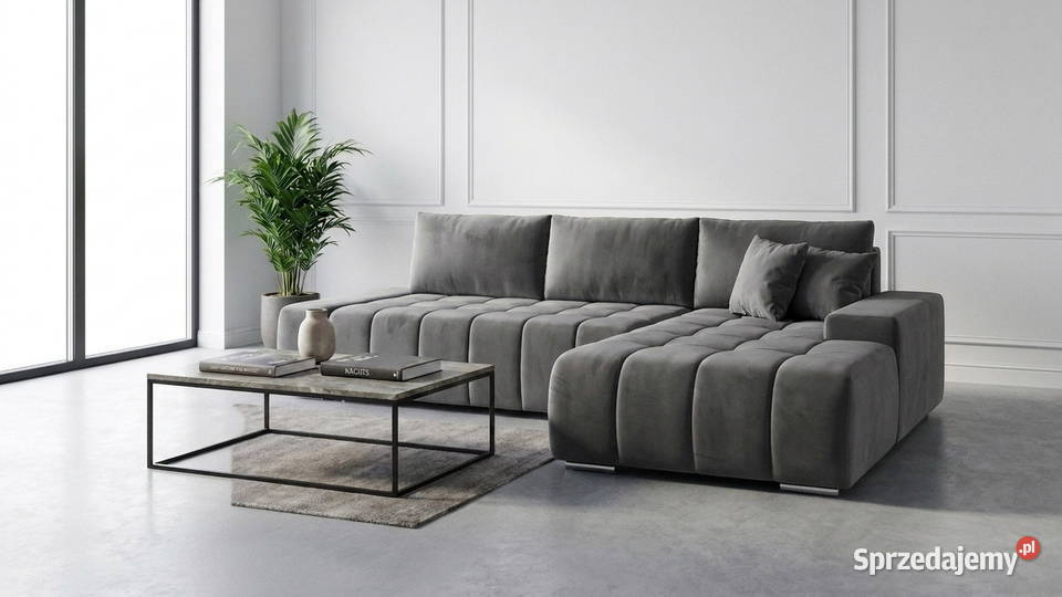 Narożnik z funkcją spania Velora prawy 265x185
