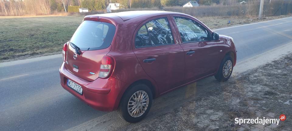 Nissan Micra 12 2011 mazowieckie Kopki