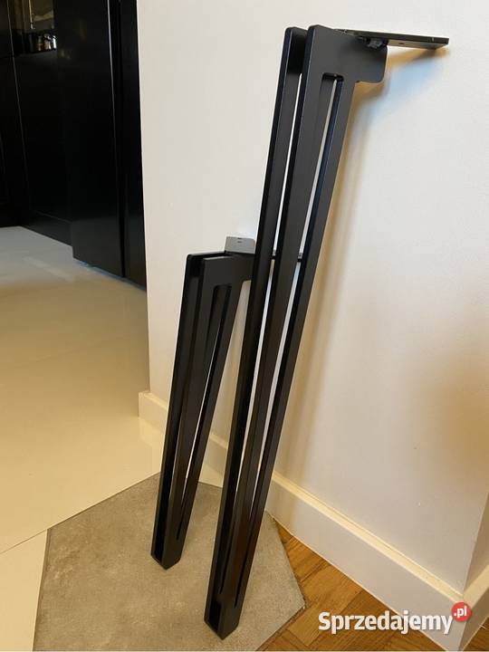 Metalowe 70 nogi loftowe czarne laser cut Warszawa