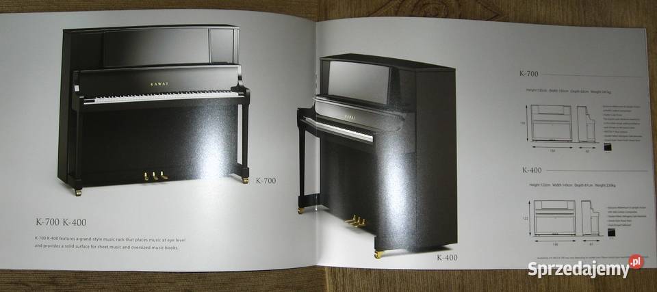 Kawai K Series Upright Pianos catalog ND 21 pomorskie Kępice