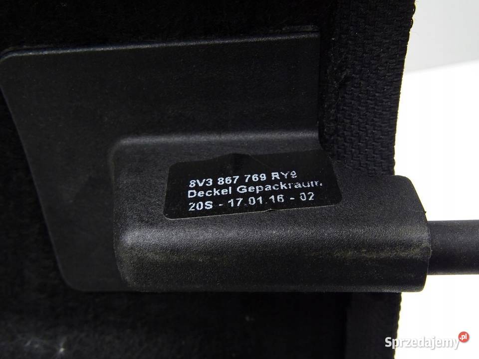 PÓŁKA BAGAŻNIKA TYŁ TYLNA AUDI A3 8V 3D Półki tylne Motoryzacja