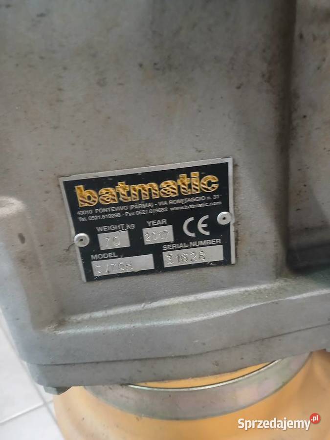 Zagęszczarka stopowa skoczek BATMATIC CV70H dolnośląskie Dunkowa sprzedam
