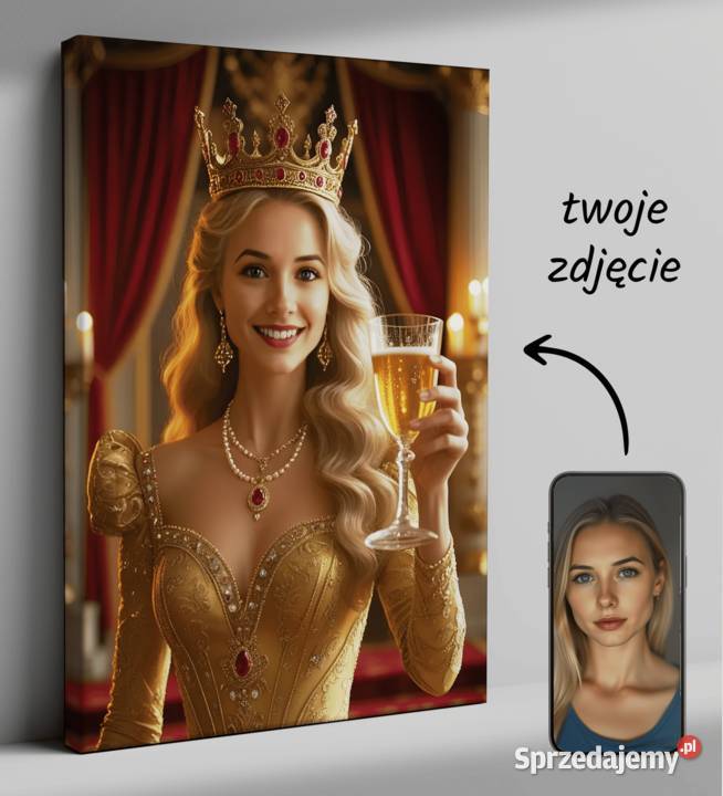 Obraz Portret Królewski na płótnie toast