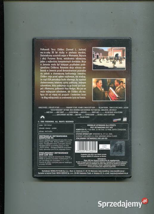 Regulamin zabijania Film DVD zachodniopomorskie Szczecin