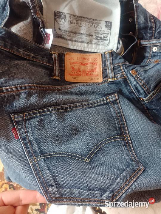 Levis 501W40L34 Dżinsy jeansy jeansowe spodnie