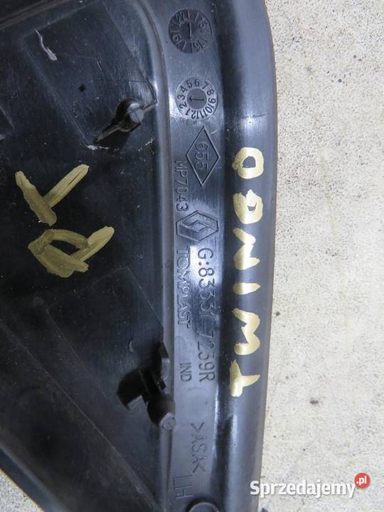 TRÓJKĄT BŁOTNIKA PRAWY TYŁ TWINGO III 833317239R osobowe sprzedam