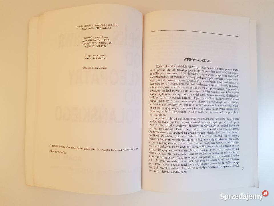 Seks i sława Kleopatry do Polańskiego Rok wydania 1991