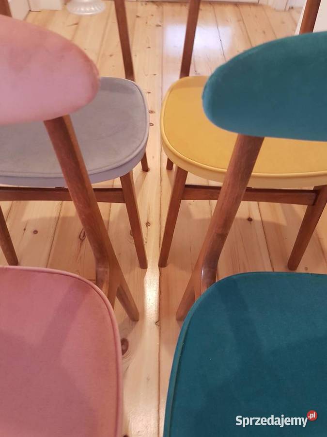 Krzesła PRL autor Rajmund Hałas lata 6070 Stoły, krzesła, biurka Szczecin