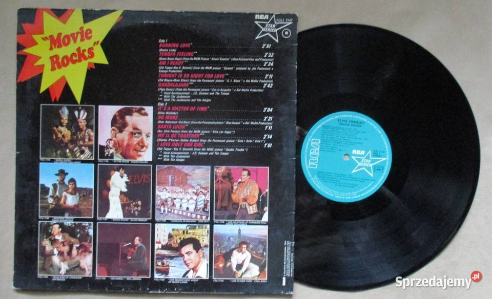 Elvis Movie Rocks Star Series płyta winylowa Łódź