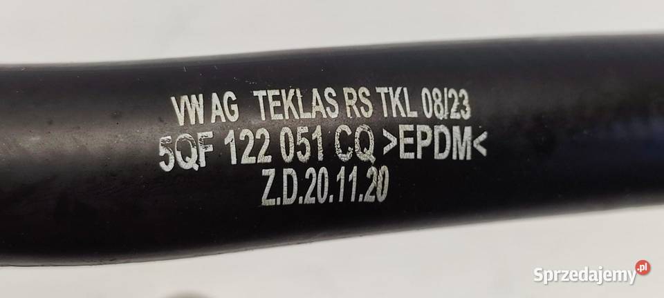 VW TIGUAN II RURA PRZEWÓD WODY 5QF122051CQ osobowe sprzedam