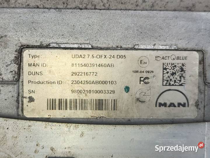 811540391460AB Pompa Adblue modul MAN Euro 6 TGX ciężarowe Zawichost