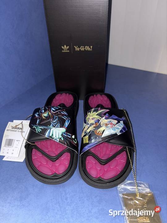 Adidas klapki YuGiOh guma Warszawa sprzedam