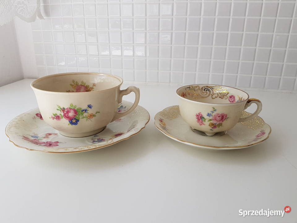 Porcelanowe filiżanki śląskie Siemianowice Śląskie sprzedam