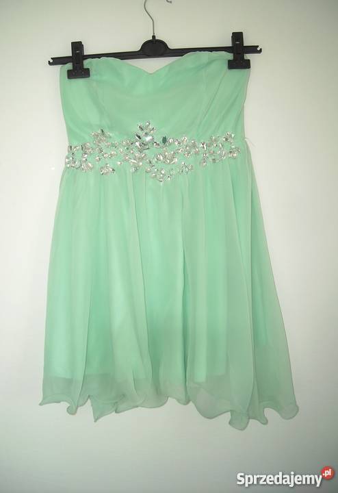 miętowa sukienka ax paris rozmiar 14 lxl Lubartów sprzedam