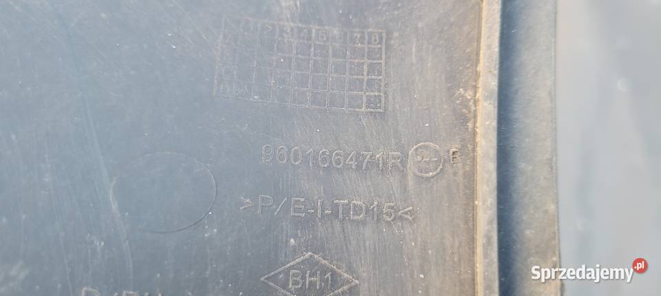 ŚLIZG ZDERZAKA PRZÓD PRAWY RENAULT CLIO V Ruda Śląska sprzedam