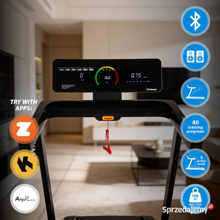 Bieżnia elektryczna BE5872N HMS ACTIVE ZONE Bike