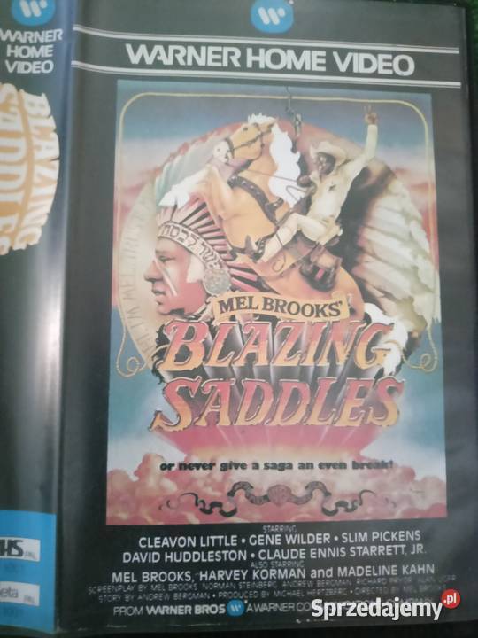Kaseta VHS film Blazing Saddles Rzeszów