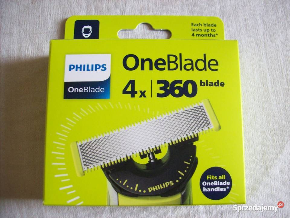 Nowe ostrza Philips One Blade 360 4 sztuki Dom i Ogród mazowieckie Radom