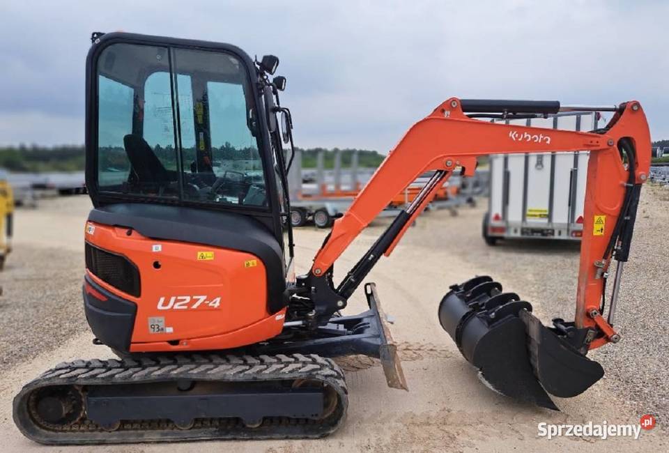 top maszyny koparka 2017 Kubota U274 mazowieckie Warszawa