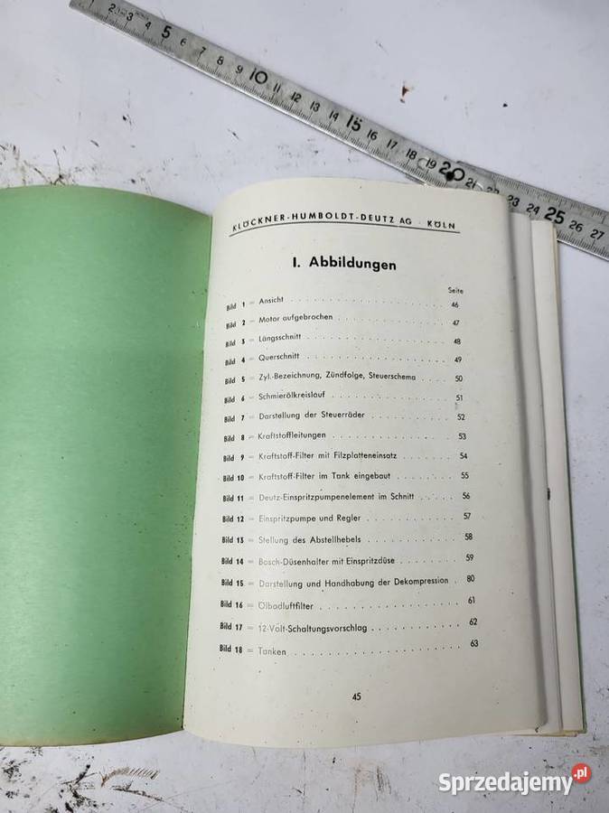 INSTRUKCJA I KATALOG CZĘSCI DO DEUTZDIESELMOTOR Rybnik