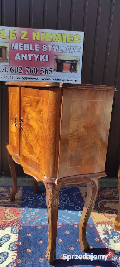 Klasyczna komoda włoska barokowa intarsjonowana Sypniewo
