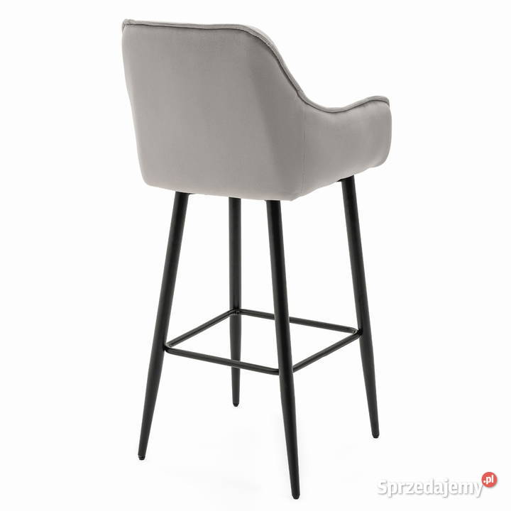 Jasnoszary Hoker Tapicerowany Siena Wysyłka 24H Dom i Ogród