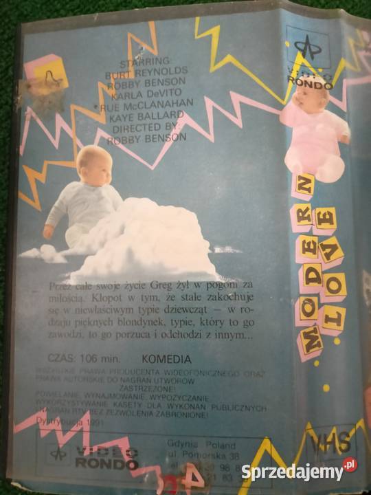 Kaseta VHS film Modern Live Rzeszów