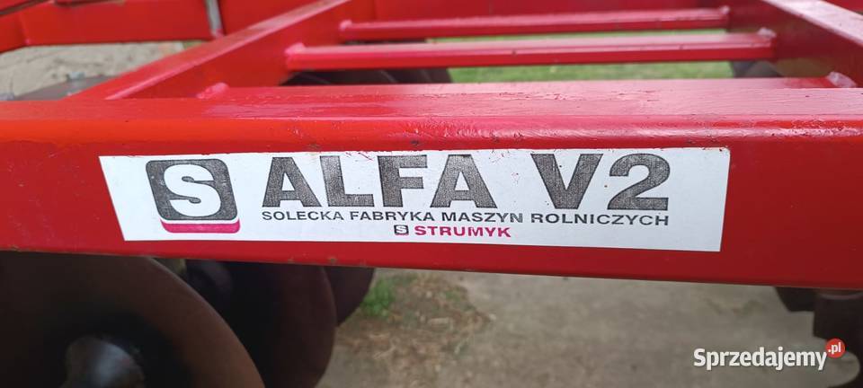 Brona Talerzowa Talerzówka ALFA V222 STRUMYK 24m Wrzawy