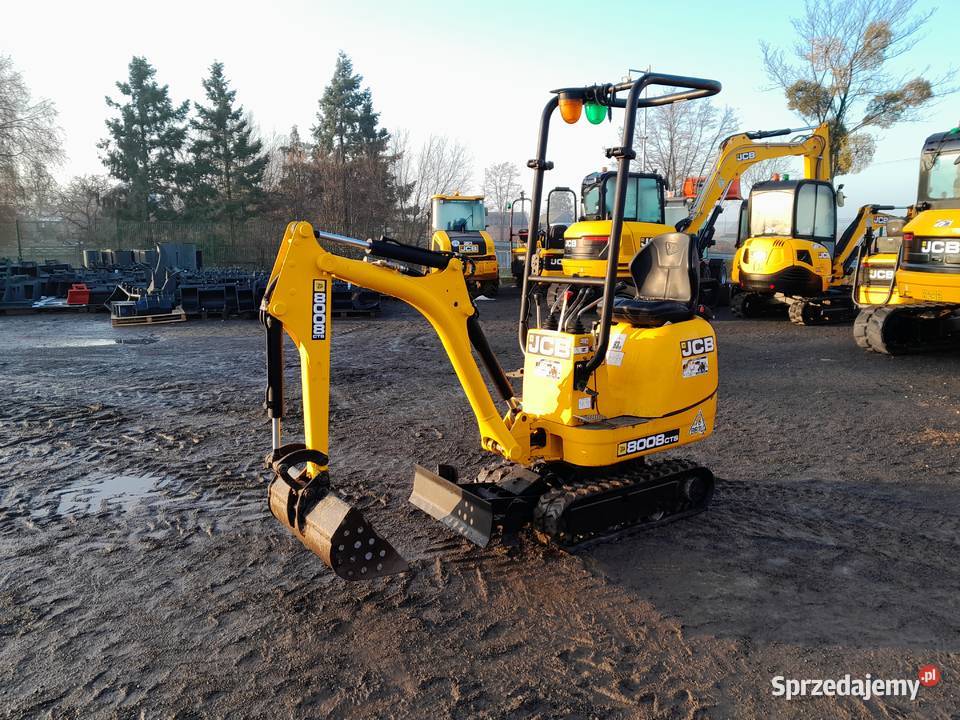 JCB 8008 2022R 1 TONA KUBOTA YANMAR TAKEUCHI CAT Krotoszyn sprzedam