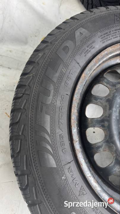 Komplet koła zimowe 55J ET39 18570 R14 88T Opel Gruszków sprzedam