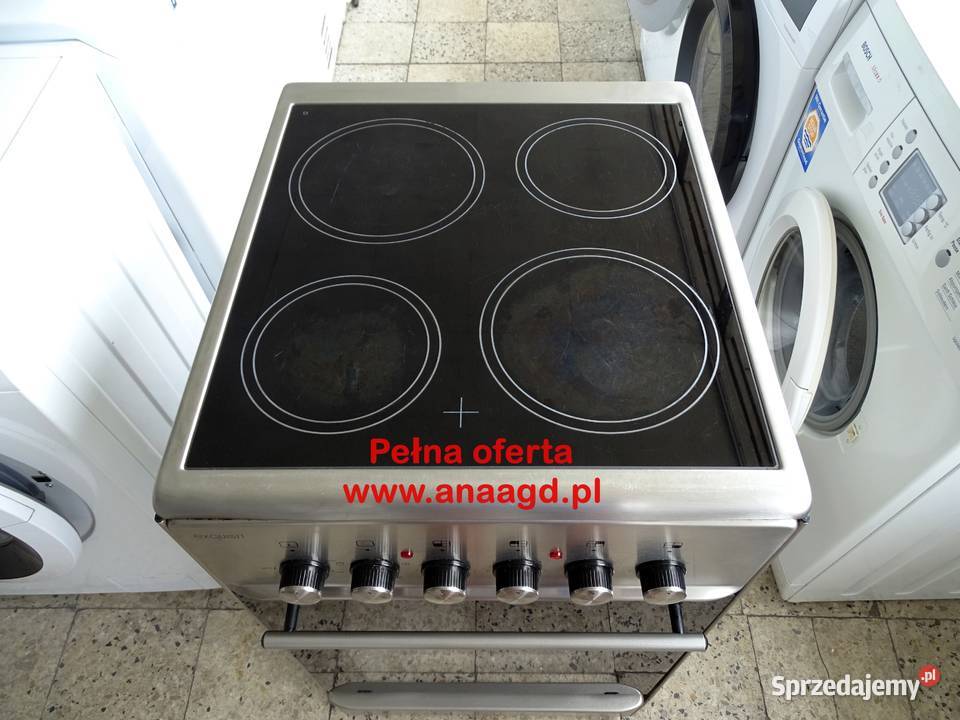 Kuchenka elektryczna szer 50 inox Duży Wybór Goleniów sprzedam
