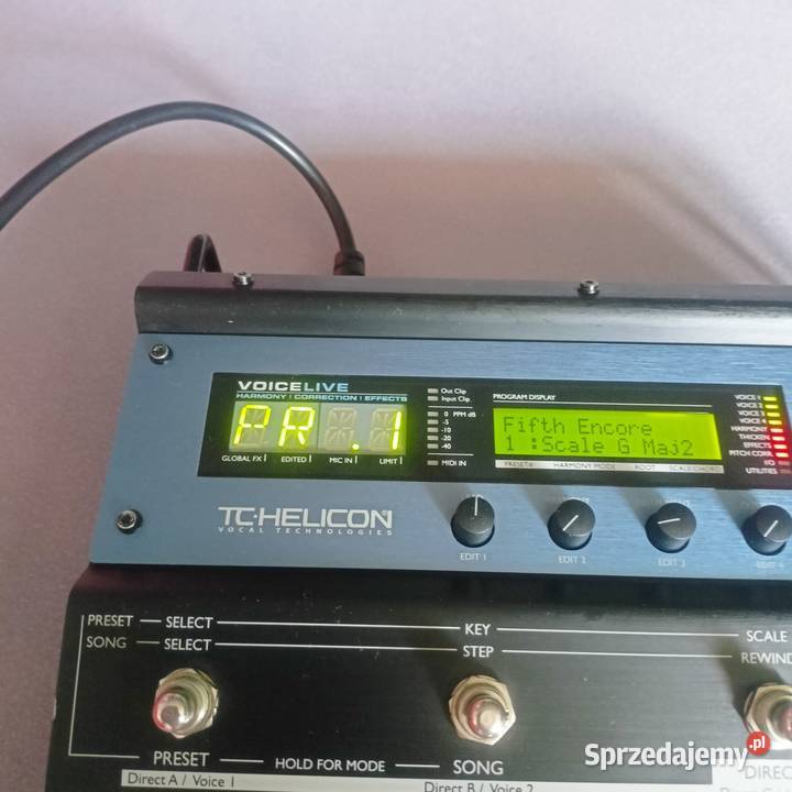 Zestaw TC HELICON VOICE LIVE 1 mikrofon SHURE Ropczyce
