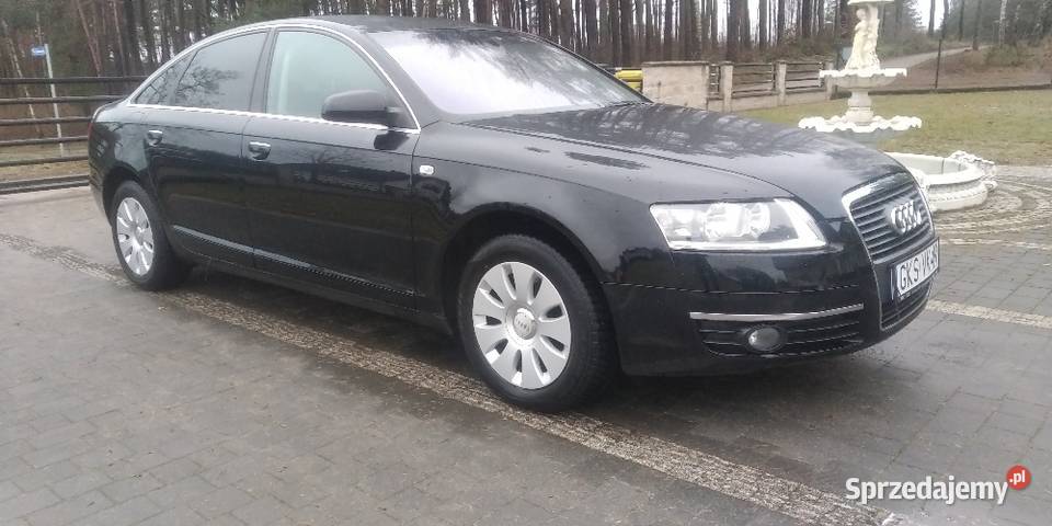 Audi A6 C6 limuzyna 20tdi 140 manuał czarny Kościerzyna