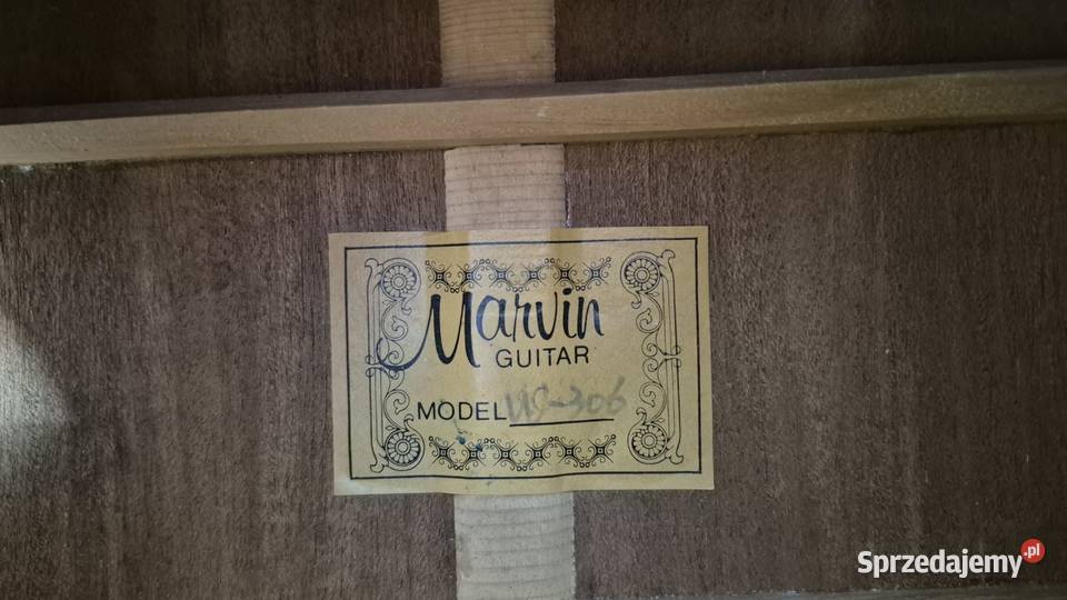 Gitara japońska akustyk vintage MARVIN 306 lata Gitary i akcesoria Wrocław sprzedam