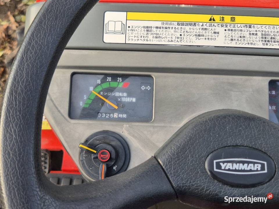 Traktorek traktor YANMAR KE50D 15 44 Małuszyn