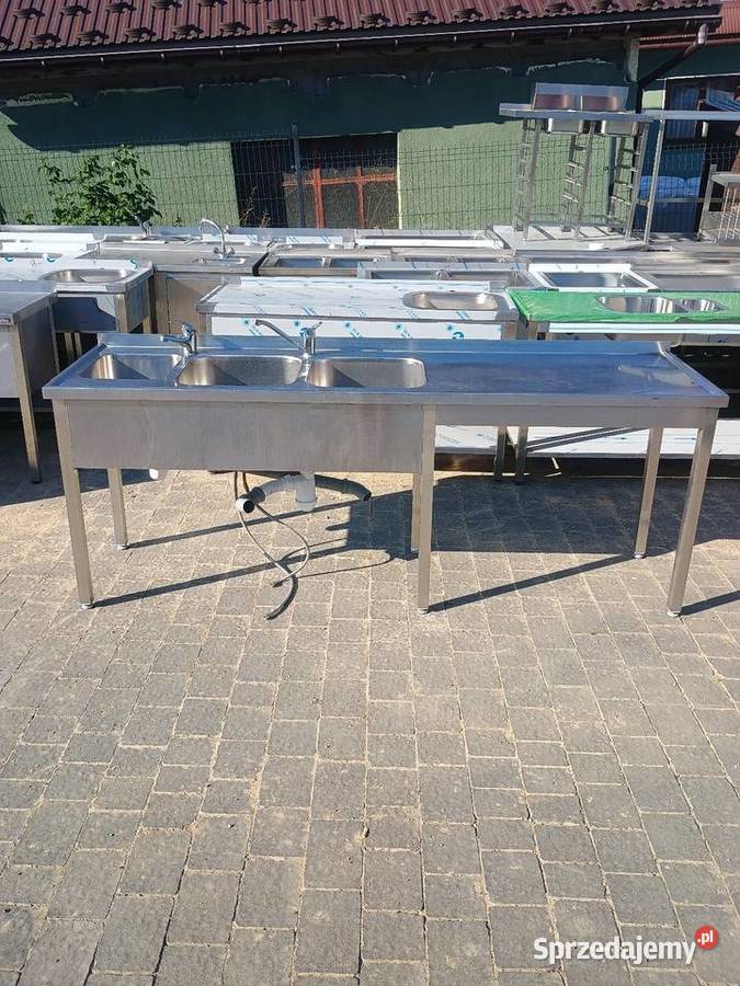 Zlew Gastronomiczny 3 komorowy Ascoblock 220x60