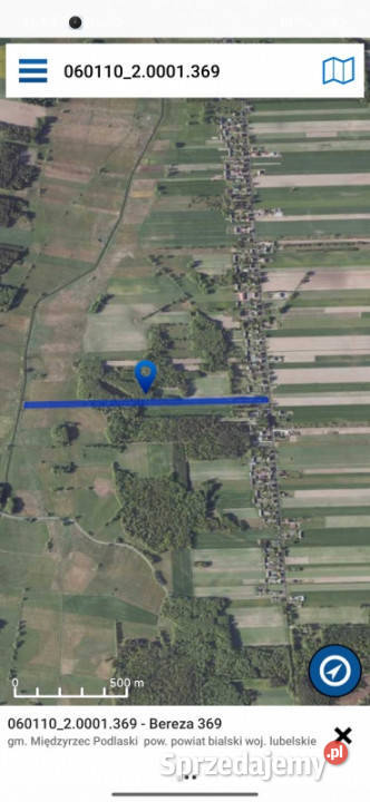 Sprzedam działkę budowlanorolną 13zł/m2 lubelskie Bereza