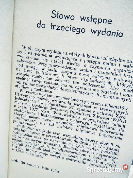 Fizjologia człowieka w zarysie Traczyk Antyki, Sztuka, Kolekcje mazowieckie Warszawa sprzedam