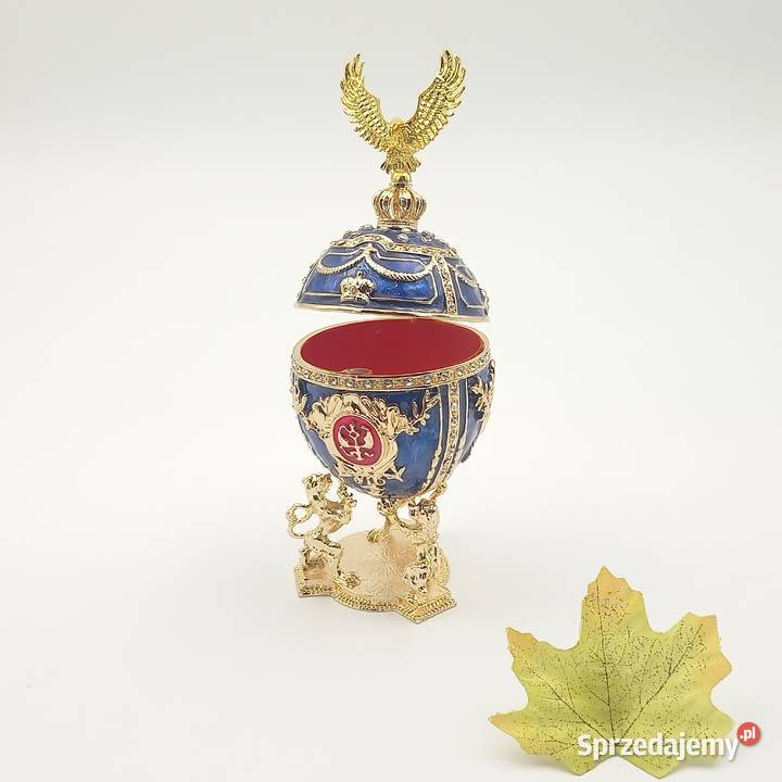 ajko jajo faberge pojemniki szkatułka Akcesoria do biżuterii Zawiercie