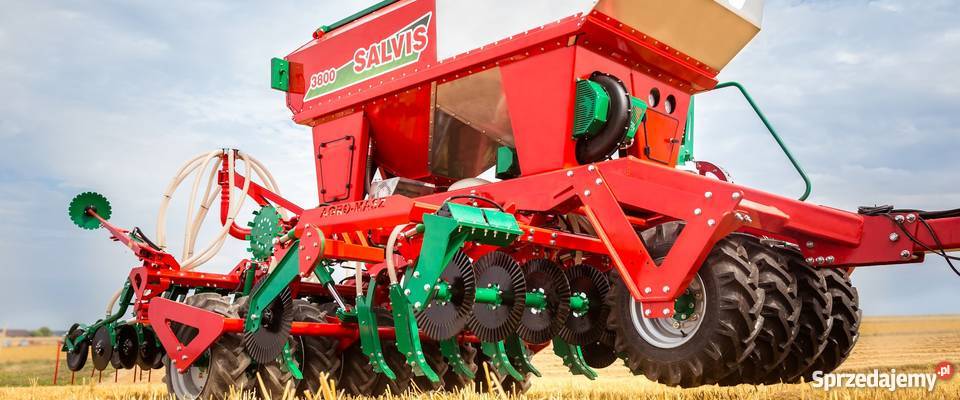 Siewnik do uprawy pasowej Salvis AgroMasz kujawsko-pomorskie Rogóźno