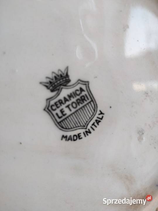 Stara porcelana włoska Dzban wazon sygnatura Gniezno
