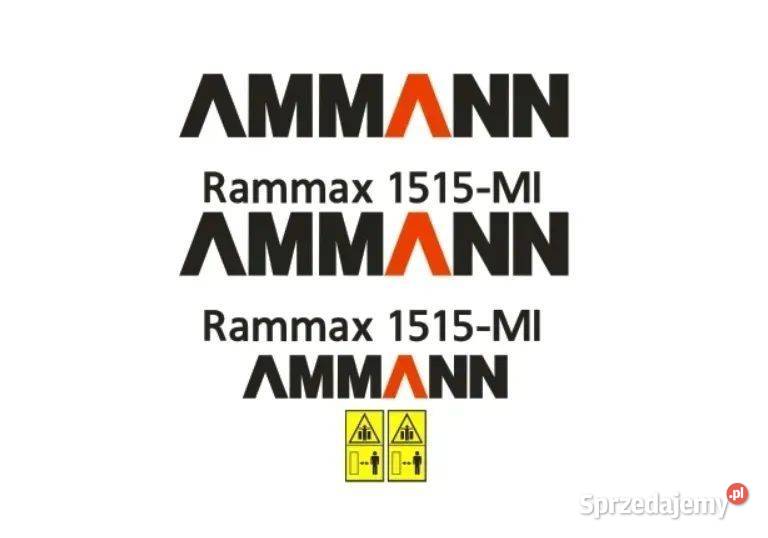 Naklejki oklejenie naklejka AMMANN RAMMAX 1515MI Karoseria Janików