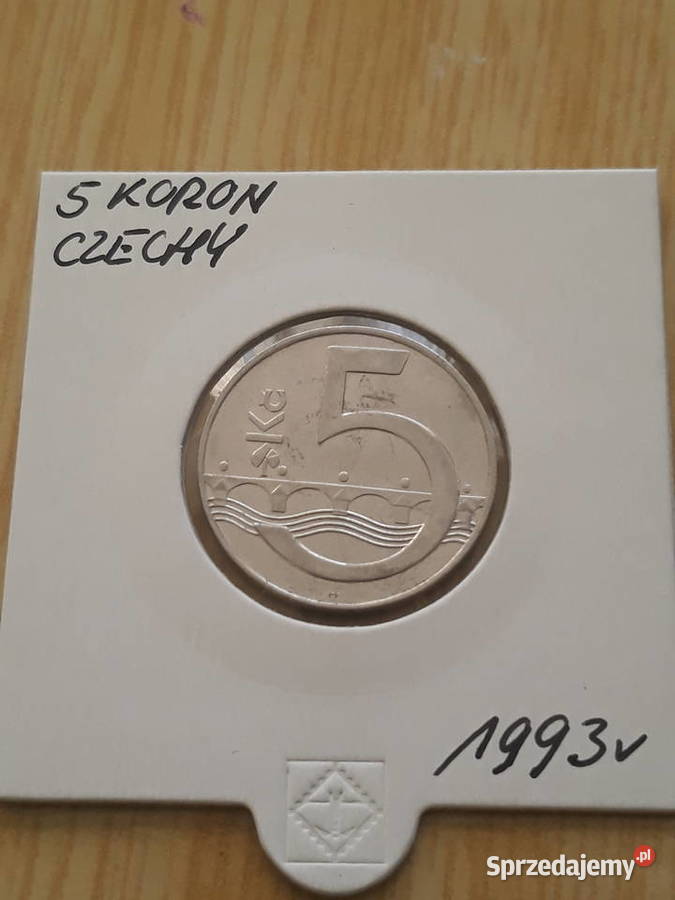 5 Koron Czechy 1993 i 2016 r Konin